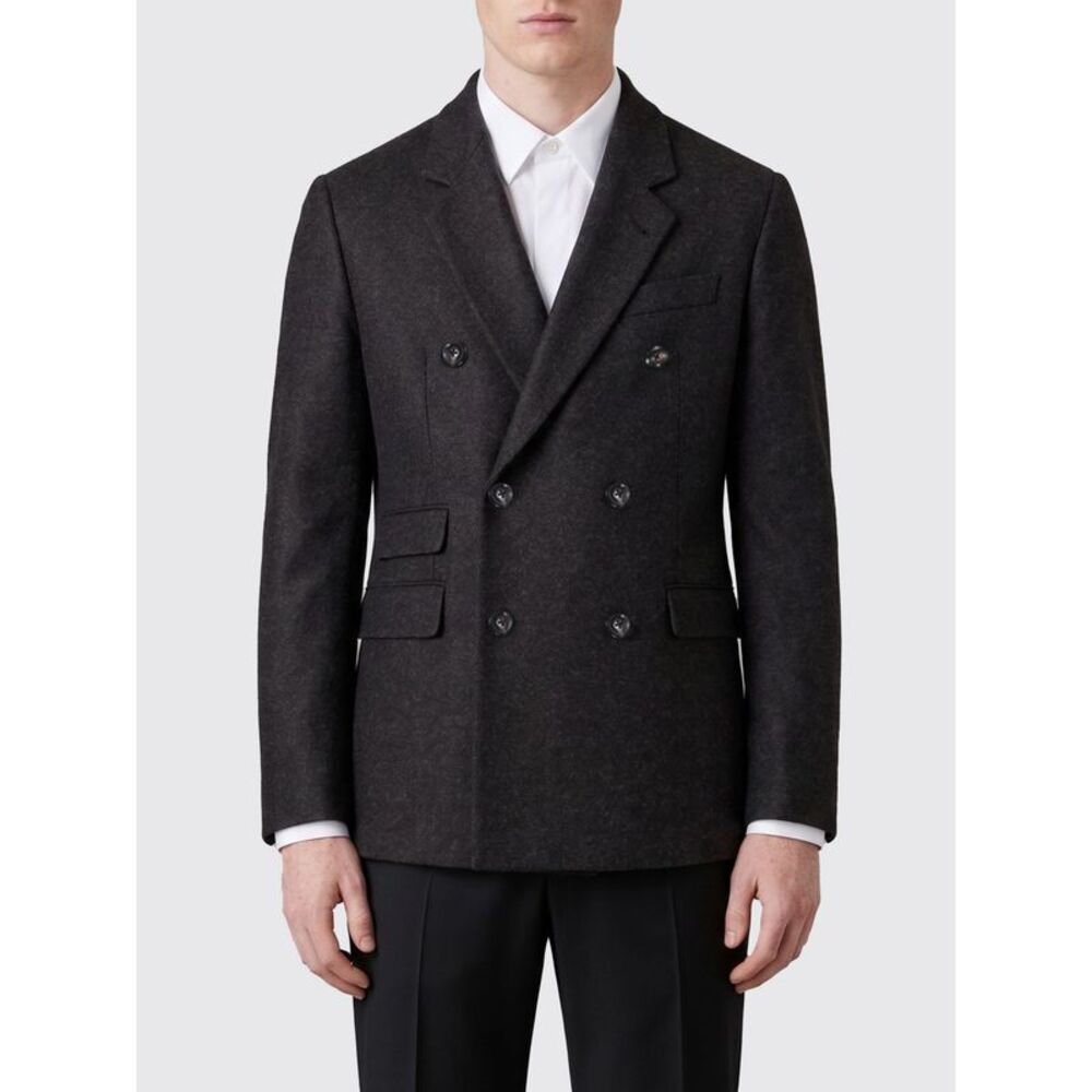 Emporio Armani Men Double-Breasted Short Coat Emporio Armani In Wool Blend